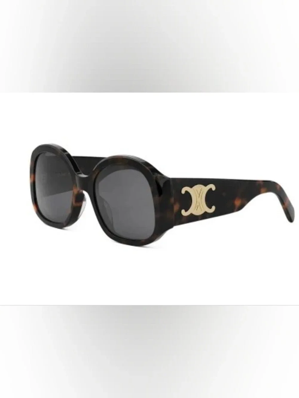 🔥 Celine Maxi Triomphe 54mm Round Sunglasses New 🔥